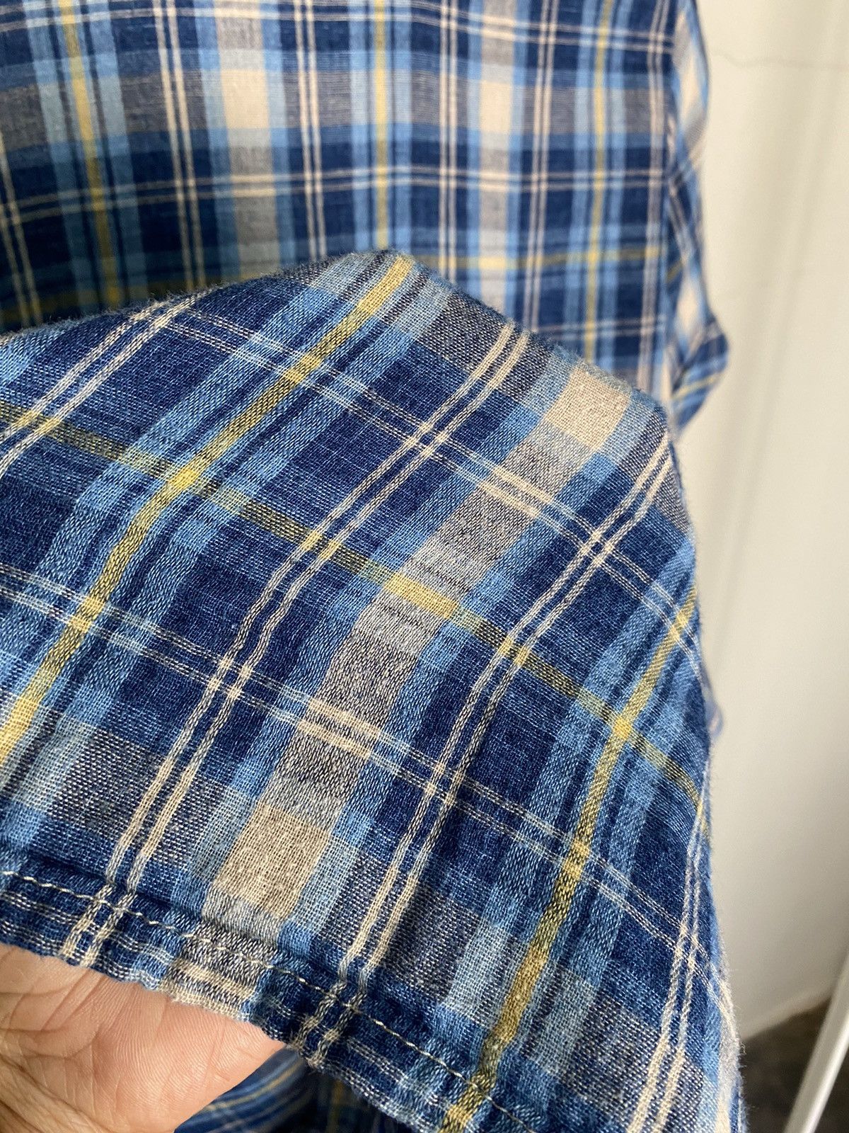 Hysteric Glamour Hysteric Glamour Blue Plaid Button-Up Shirt. Size S / US 4 / IT 40 - 7 Thumbnail