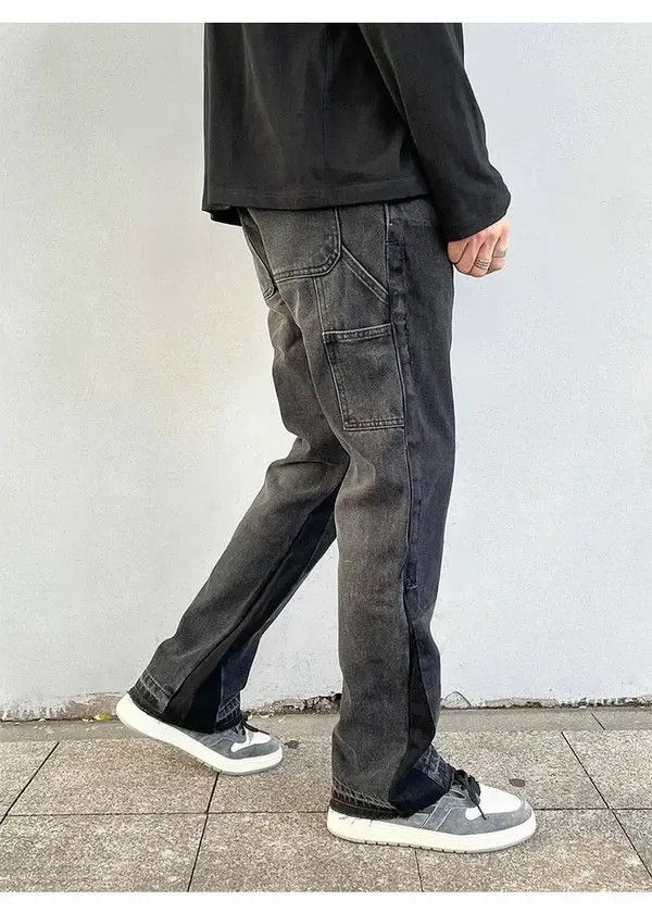 Vintage Fukuoka x Jun fade carpenter flare punk jeans Size US 32 / EU 48 - 4 Thumbnail