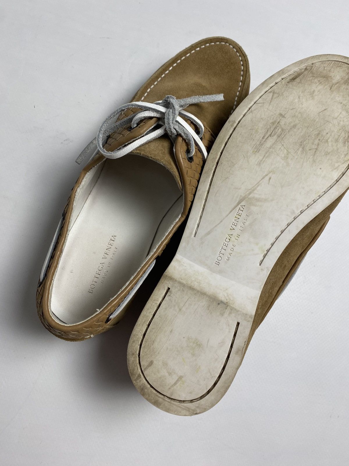 Bottega Veneta Bottega Veneta leather topsider Size US 8 / EU 41 - 8 Thumbnail