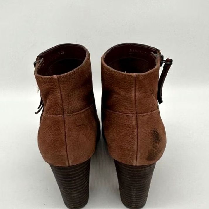 Cole Haan Cole Haan Davenport Boots Womens 6B Brown Leather Ankle Side Zip Heeled Ladies Shoes Boots Women Brown Leather Ankle Heel Boots 6B Size US 6 / IT 36 - 2 Thumbnail