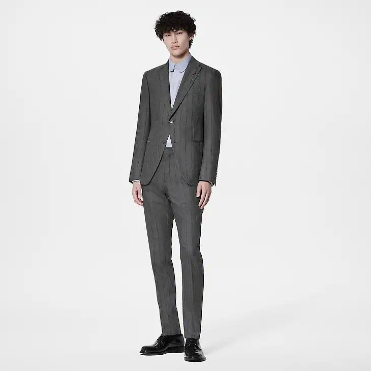 Louis Vuitton Single-Breasted Wool Pont Neuf Cutaway Jacket - 46 XS Size 46S - 2 Thumbnail
