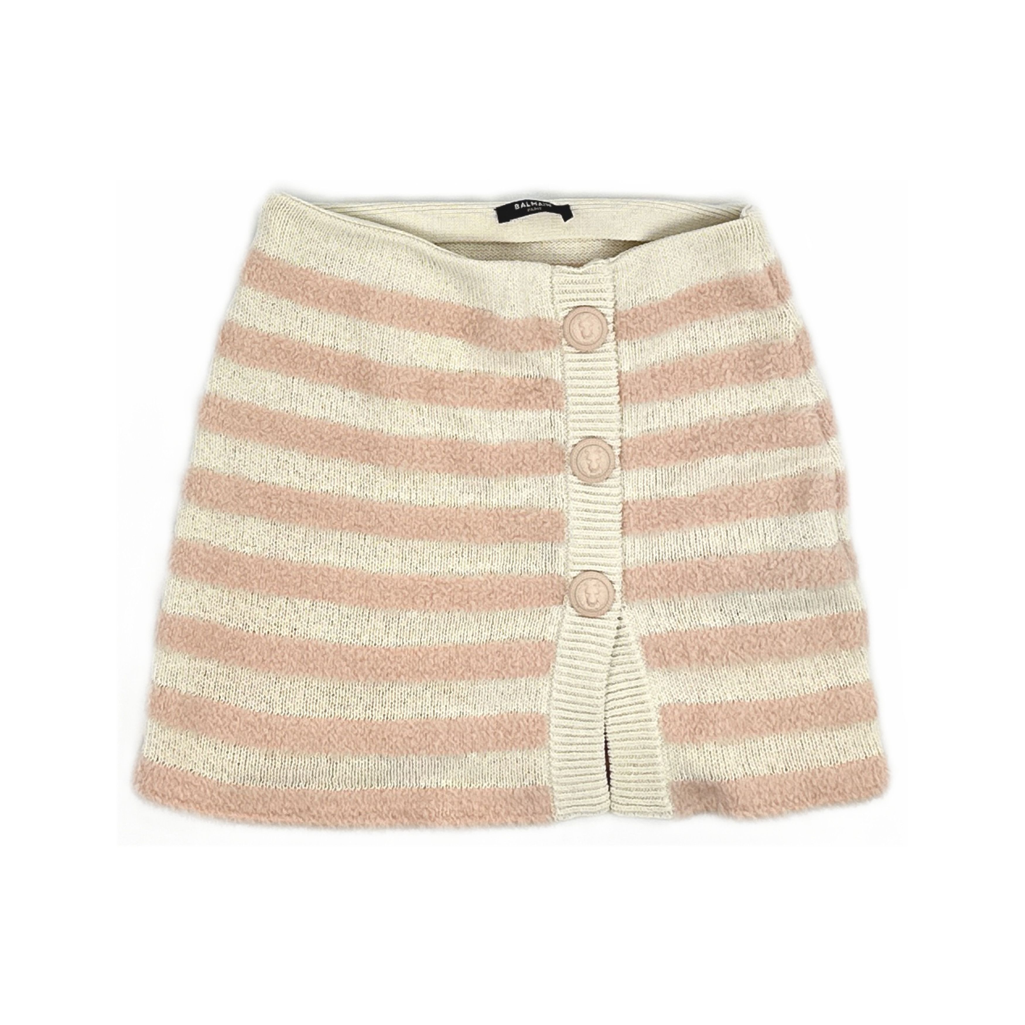 Balmain Balmain Striped Mini Skirt Size 40 Size 27" / US 4 / IT 40 - 1 Thumbnail