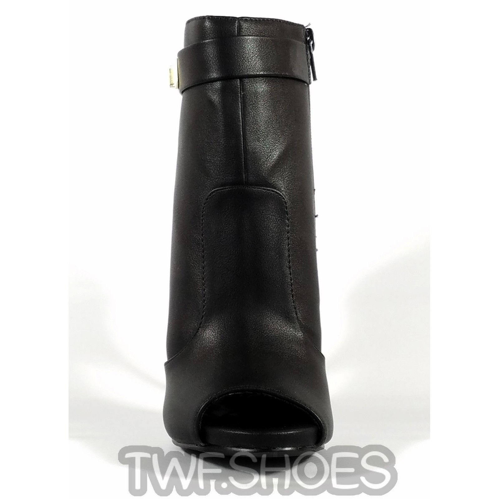 Other MM Adamarys Black Open Toe Ankle Boot 4.75" Spike Stiletto H Size US 6 / IT 36 - 3 Thumbnail