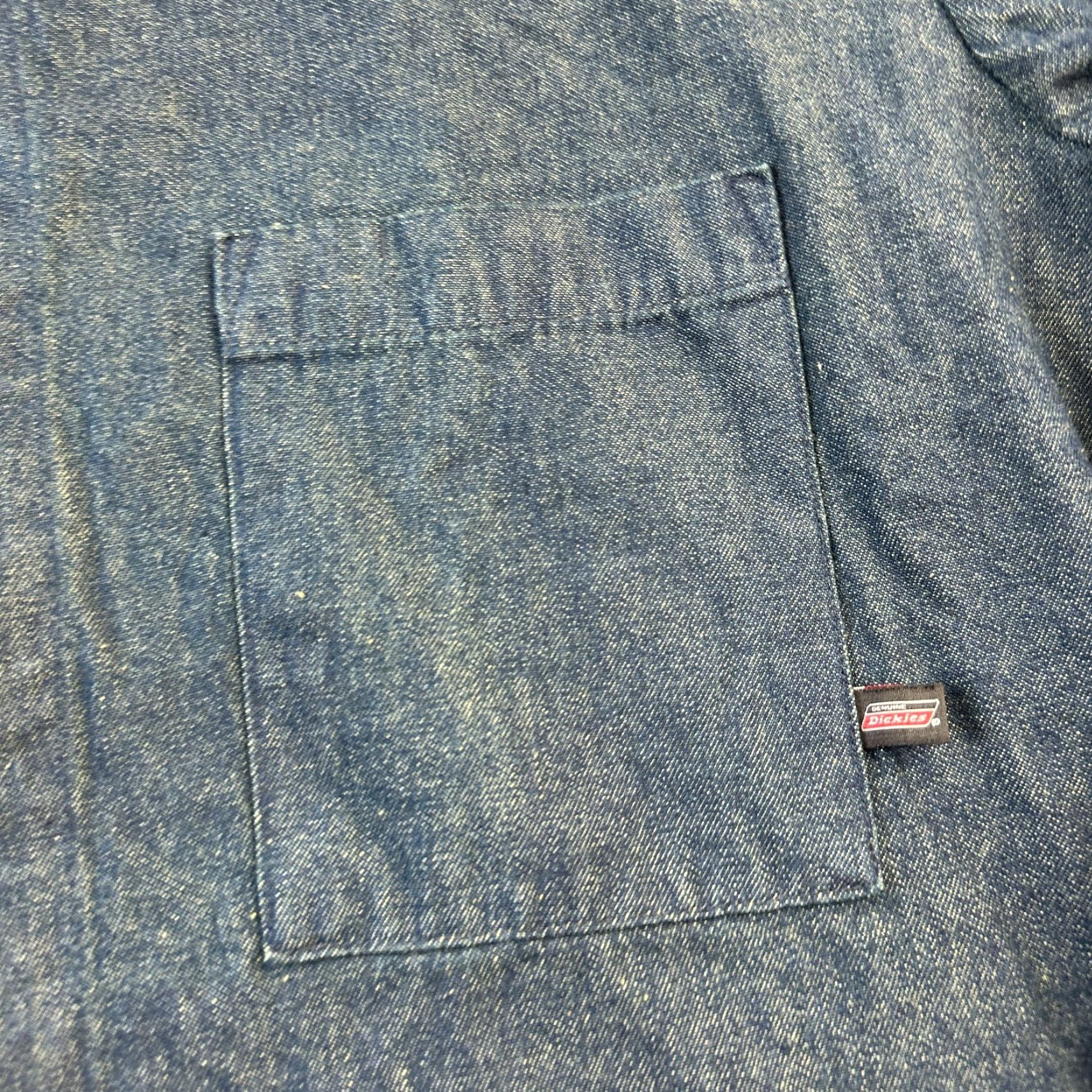 Dickies Dickies Shirt Mens Large Blue Denim Button Up Workwear Shirt Size US L / EU 52-54 / 3 - 6 Thumbnail