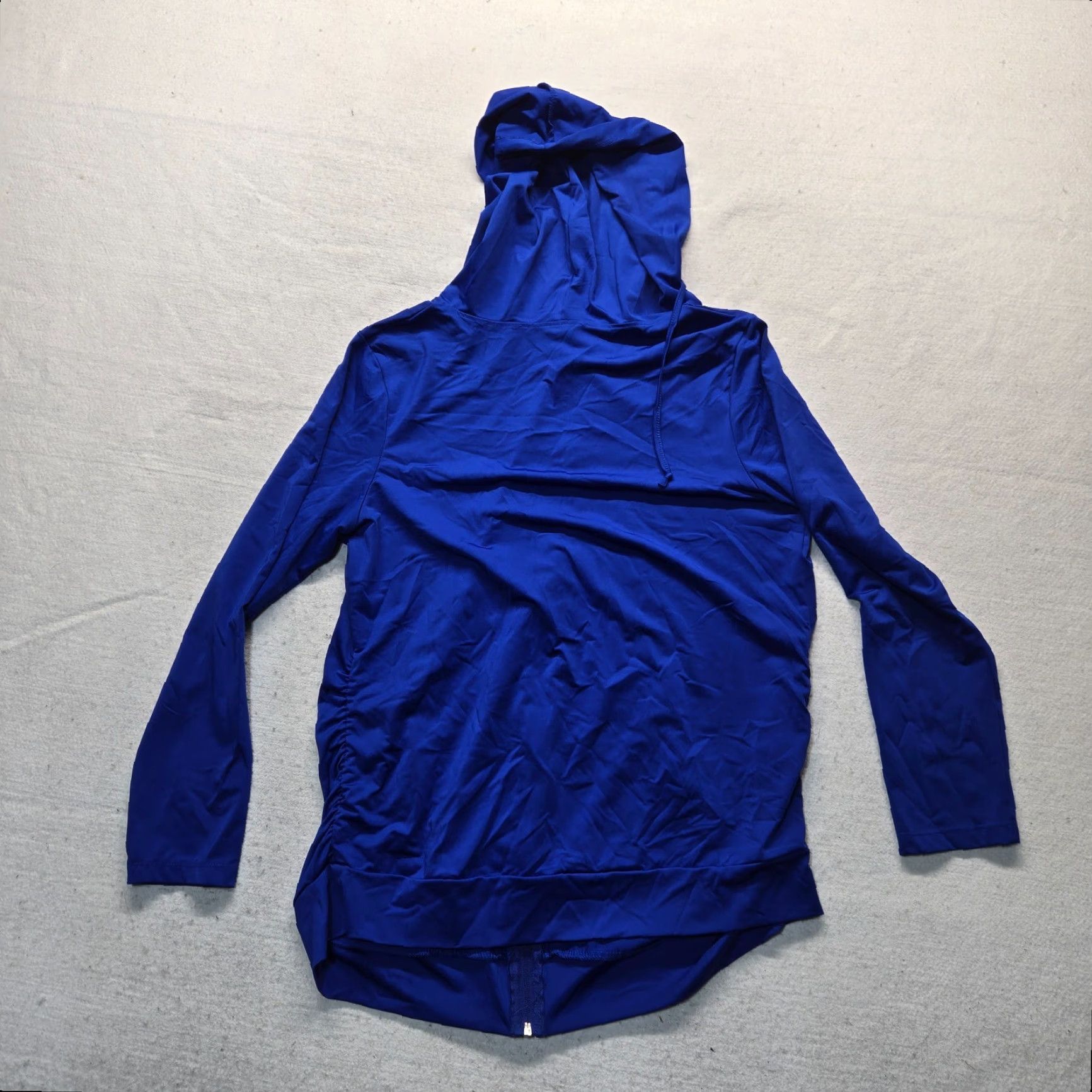 Vintage Planet Motherhood Blue Hoodie Sweater Maternity Women L Long Sleeve Size L / US 10 / IT 46 - 6 Thumbnail