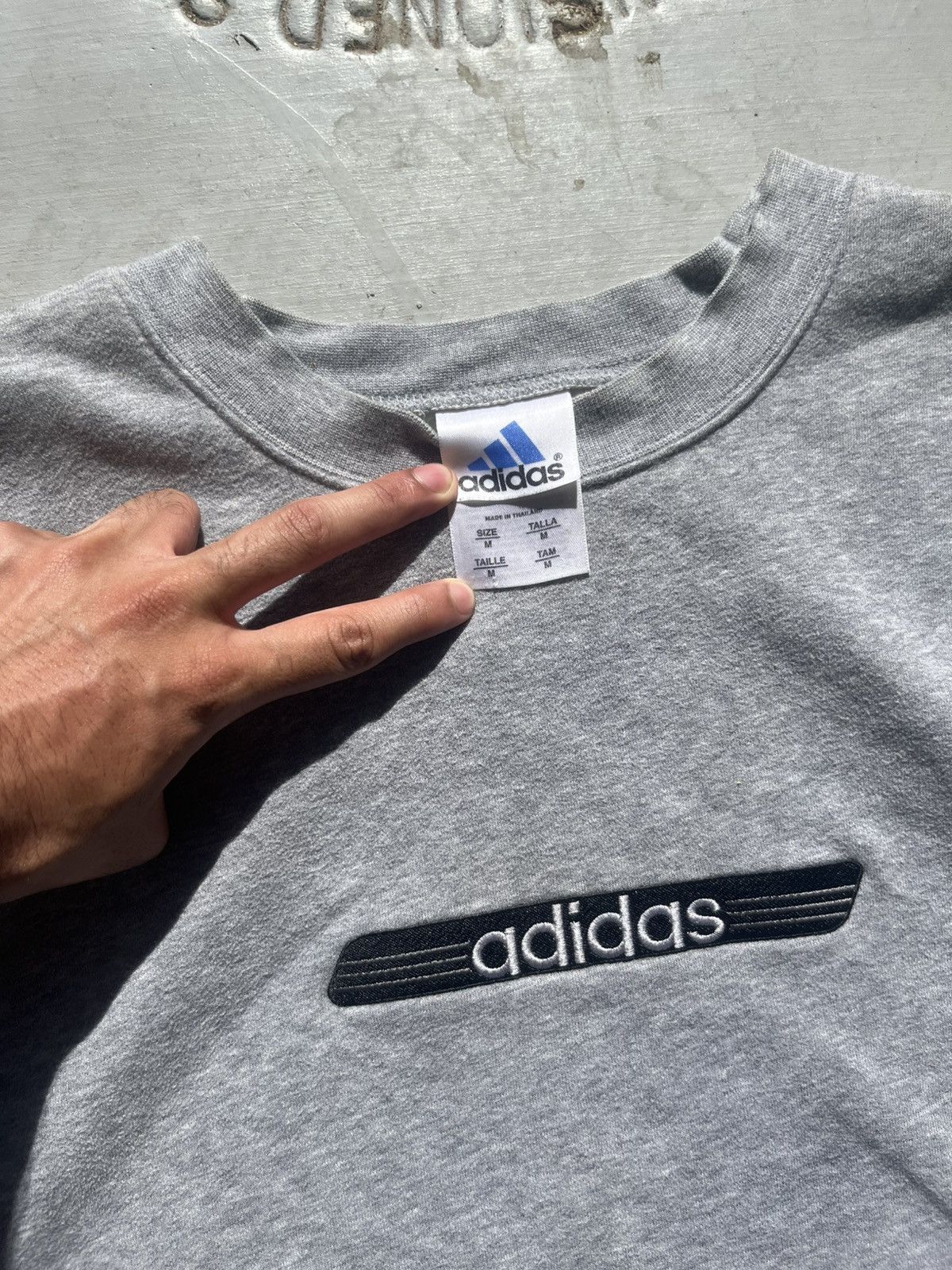 Adidas Vintage y2k adidas sweater Size US L / EU 52-54 / 3 - 3 Thumbnail