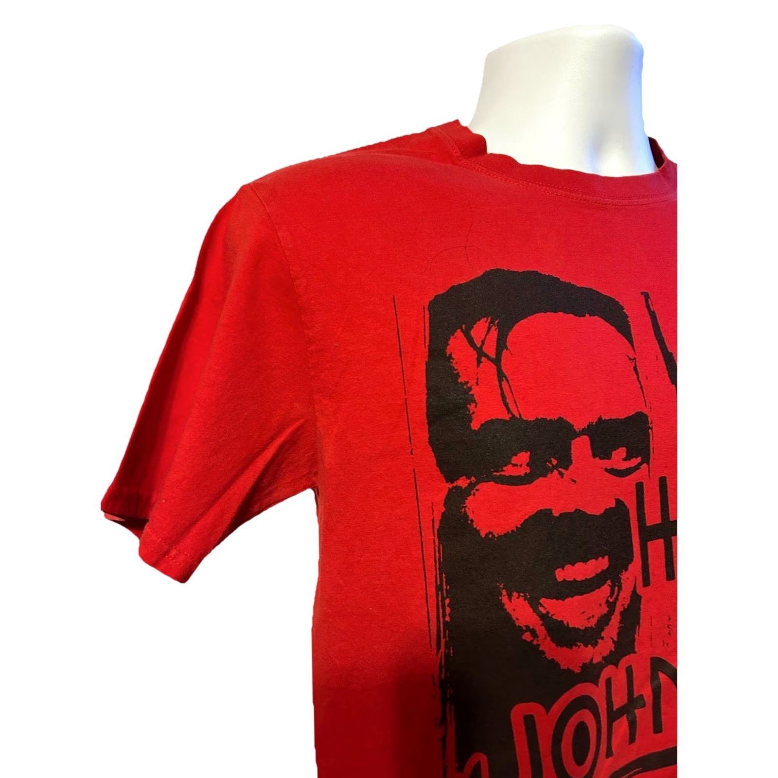 Anvil VINTAGE The Shining Here’s Johnny Movie Shirt Unisex Adults M Red Jack Nicholson Kubrick Graphic Tee Size US M / EU 48-50 / 2 - 7 Thumbnail