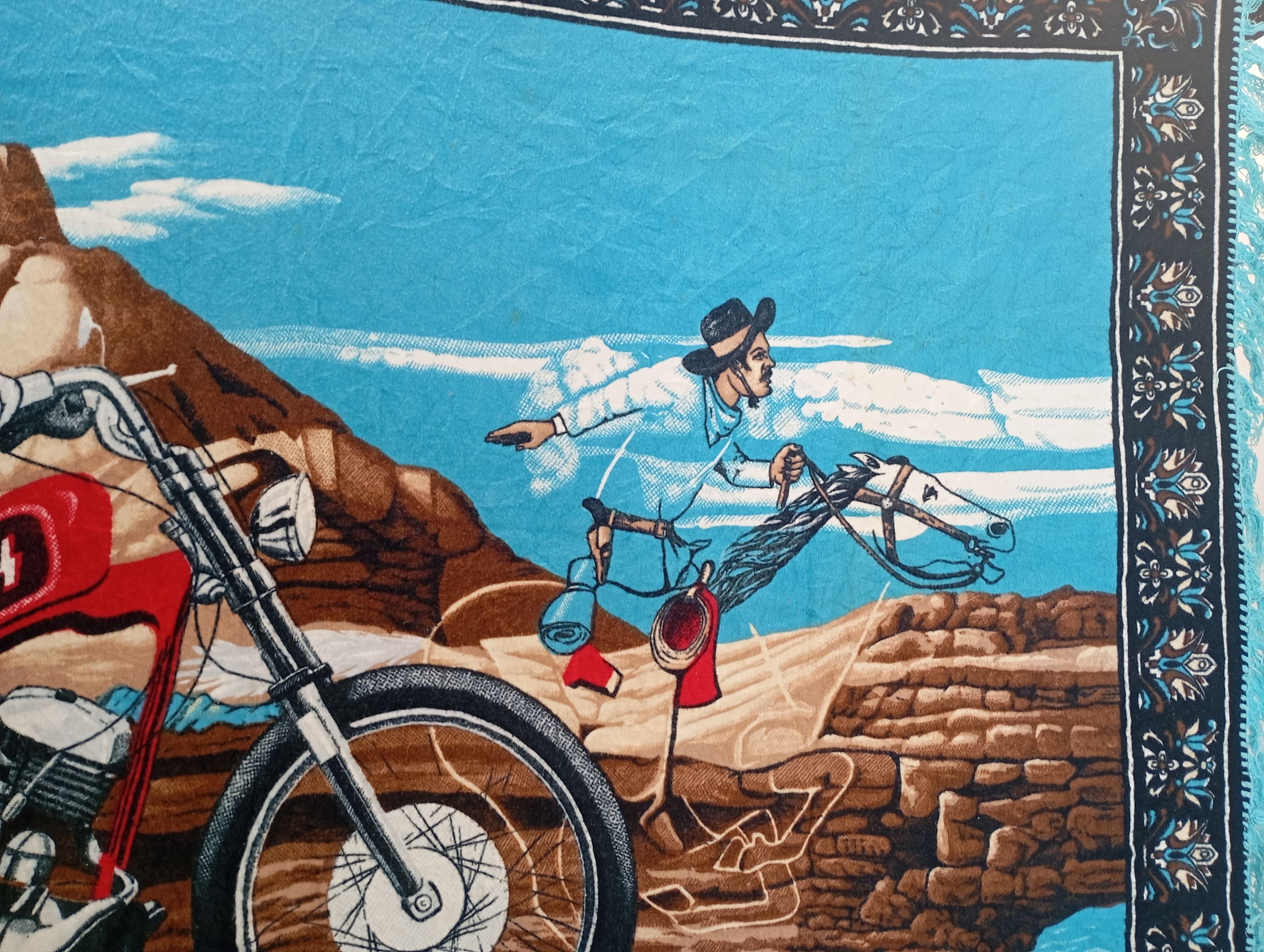 Distressed biker Wall decor