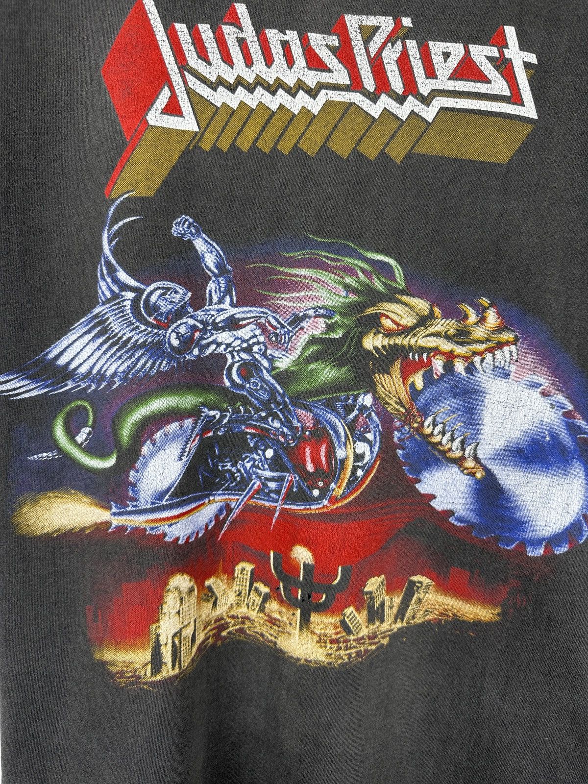 Band Tees 90s Vintage Judas Priest Painkiller Tour Graphic T Shirt Size US M / EU 48-50 / 2 - 5 Thumbnail