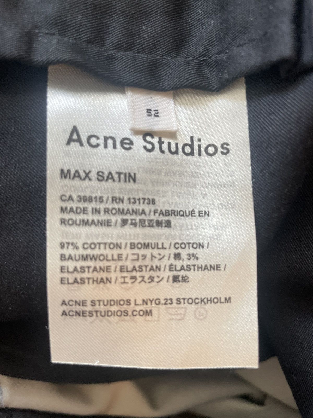 Acne Studios Acne Studios Tan Max Satin Pants Trouser Size US 36 / EU 52 - 7 Thumbnail