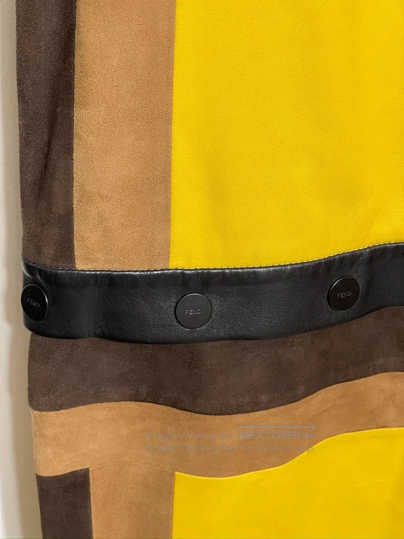 Fendi Fendi Patchwork Leather Pants Size US 34 / EU 50 - 4 Thumbnail