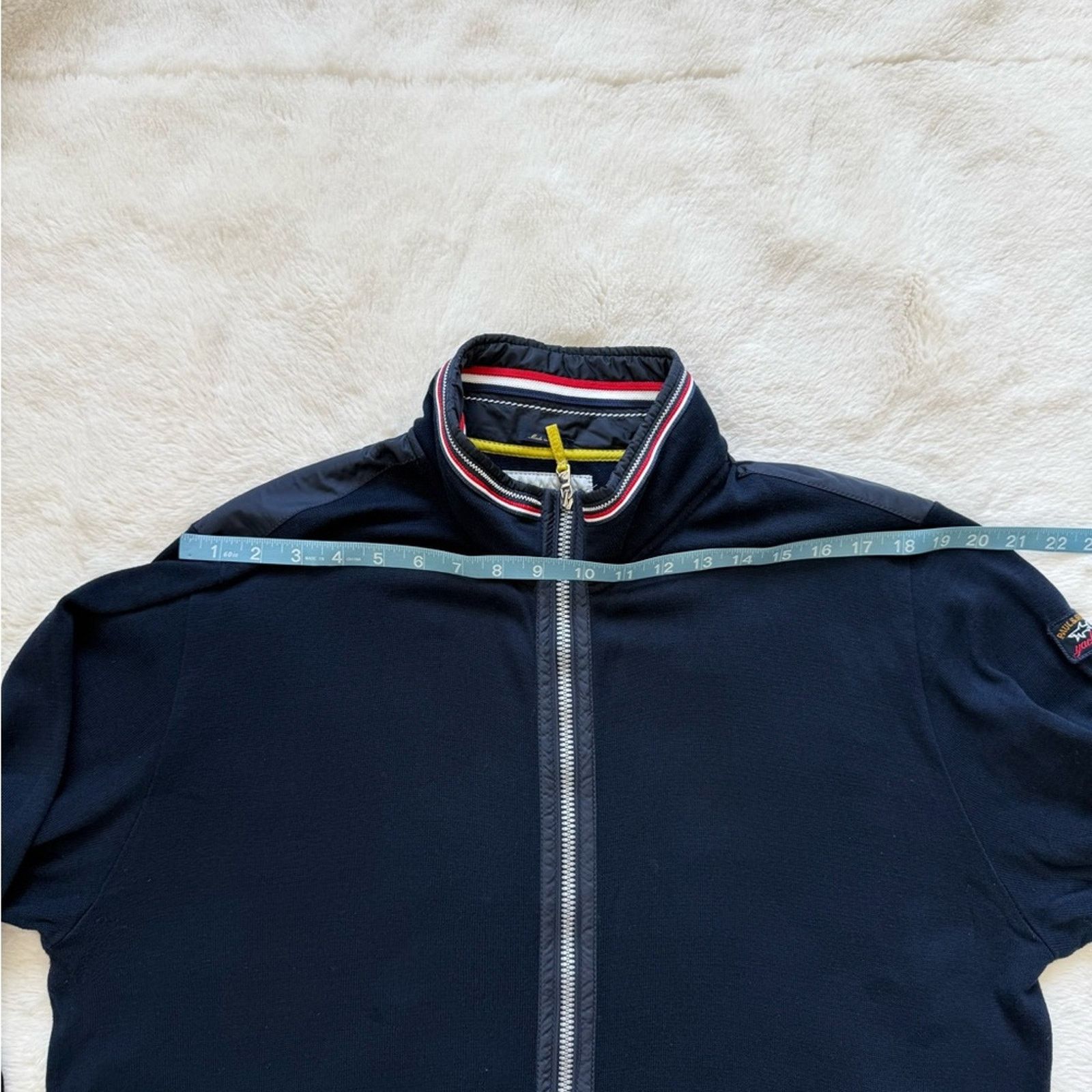 Paul & Shark Paul & Shark men cotton zipper cardigan size XL Size US XL / EU 56 / 4 - 7 Thumbnail