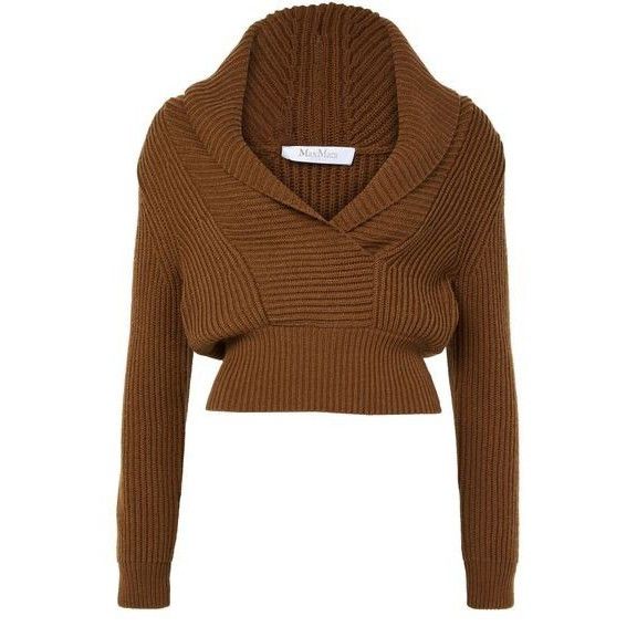 MAX MARA Asburg Brown Wool Sweater New & Authentic (Women's