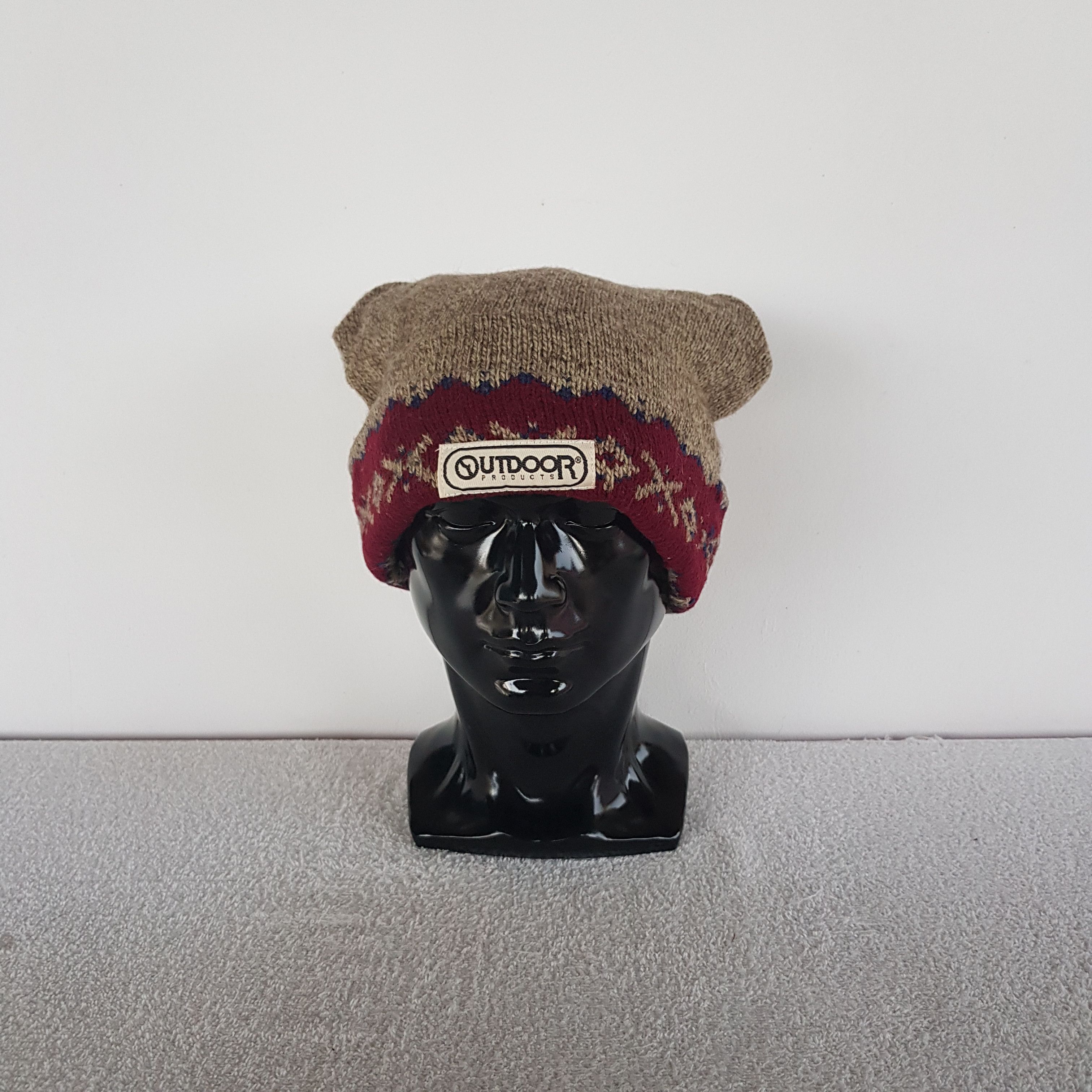 Other Vintage Outdoor Beanie Knit Crochet Snow Caps Ski Hats. Size ONE SIZE - 2 Thumbnail