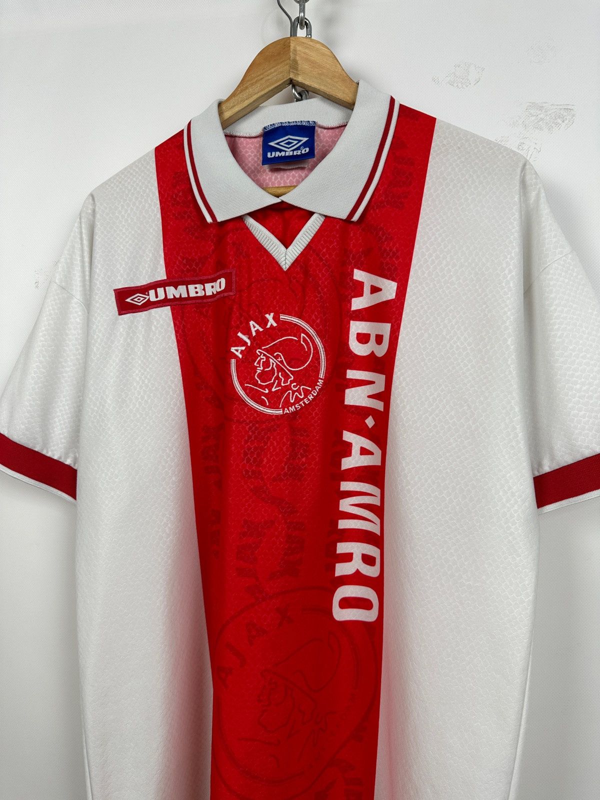 Umbro × Vintage 1998/99 Umbro Ajax Amsterdam Vintage Soccer Jersey Size US XL / EU 56 / 4 - 4 Thumbnail