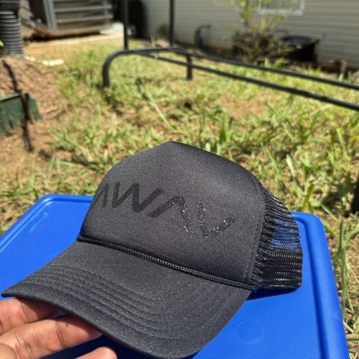 Other Black “AWAV” Trucker Hat – Minimalist Mesh Snapback Size ONE SIZE - 2 Thumbnail
