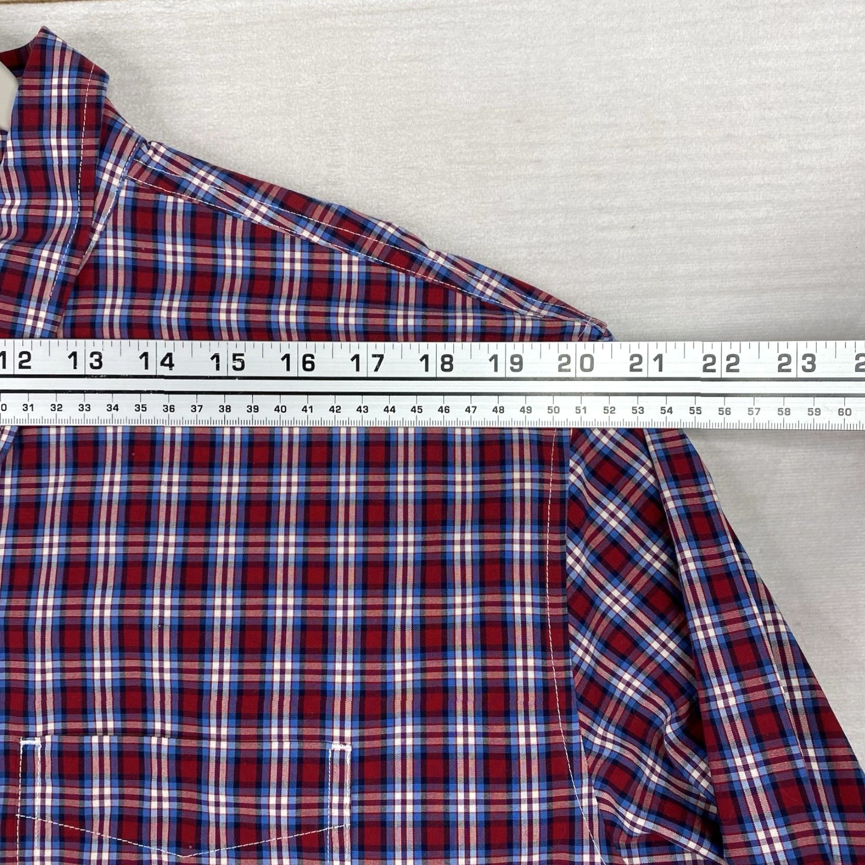 Vintage L.L. Bean Shirt Mens XL Red White Blue Plaid Traditional Fit Button-Down Long Sleeve Casual Shirt Mens XL Plaid Cotton USA Classic Button-Up Size US XL / EU 56 / 4 - 5 Thumbnail