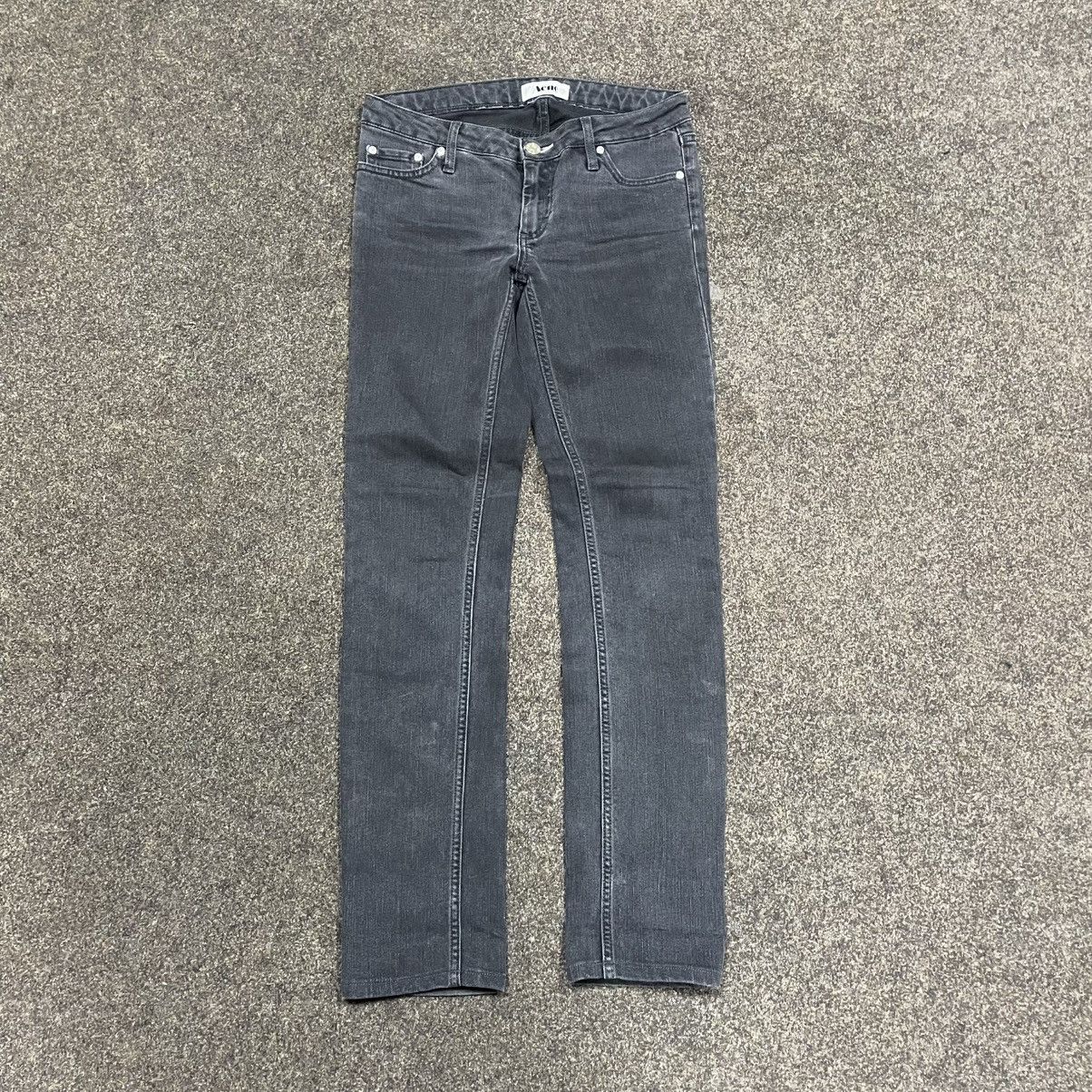 Vintage Vintage Y2K Faded Black Straight Leg Jeans Skater Baggy 29 Size 29" - 1 Thumbnail