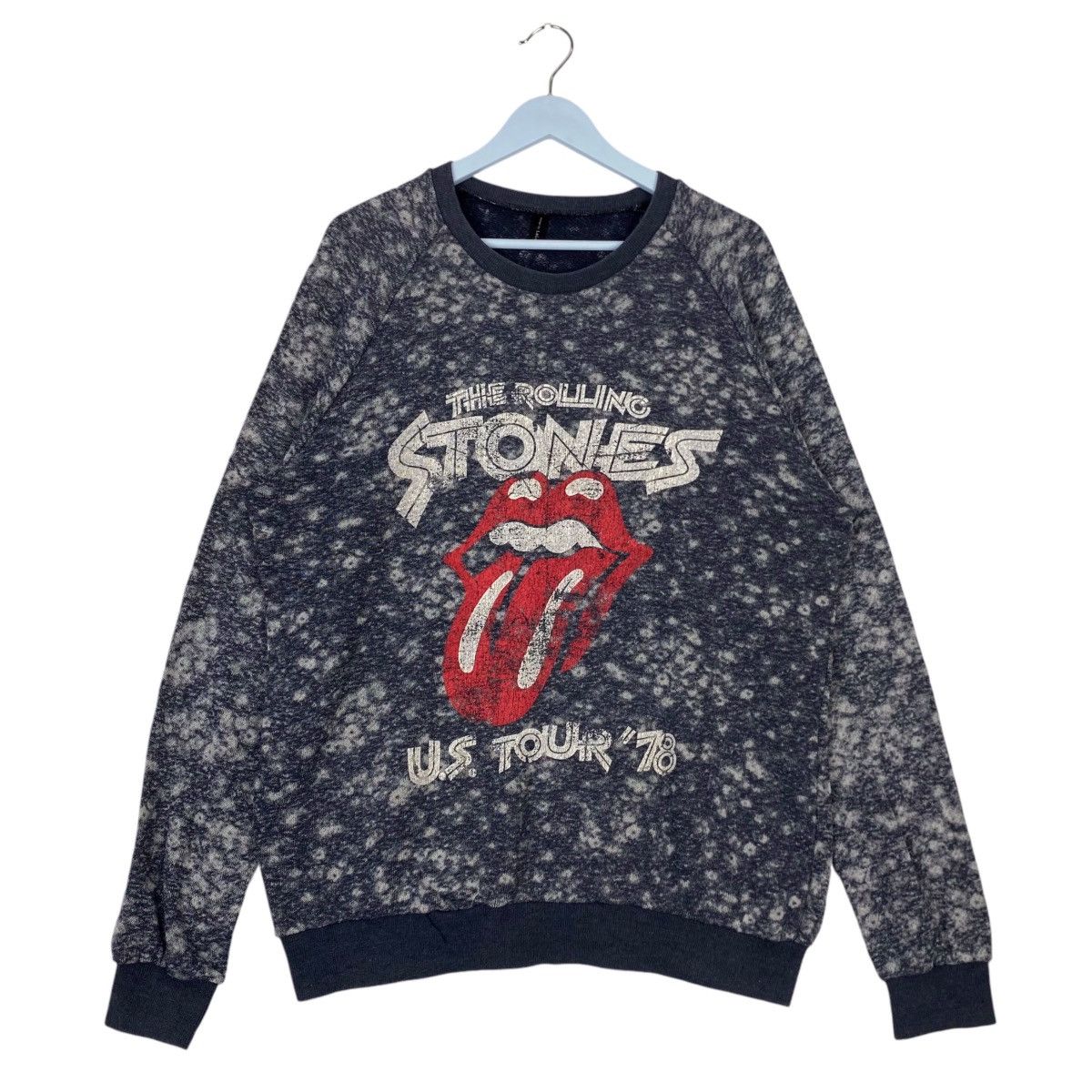 The Rolling Stones × Vintage Vintage The Rolling Stones Crewneck Sweatshirt Size US XL / EU 56 / 4 - 1 Thumbnail