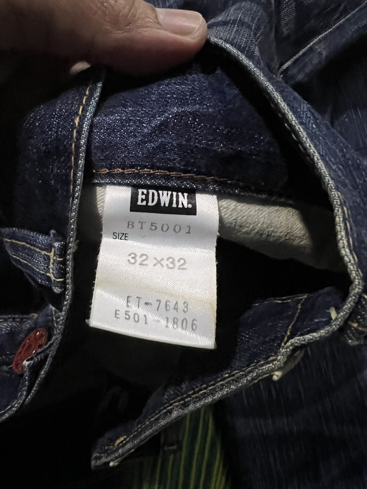 Edwin × If Six Was Nine × Japanese Brand 💥FLARE💥VINTAGE EDWIN 503 BLUE TRIP JEANS Size US 34 / EU 50 - 22 Thumbnail