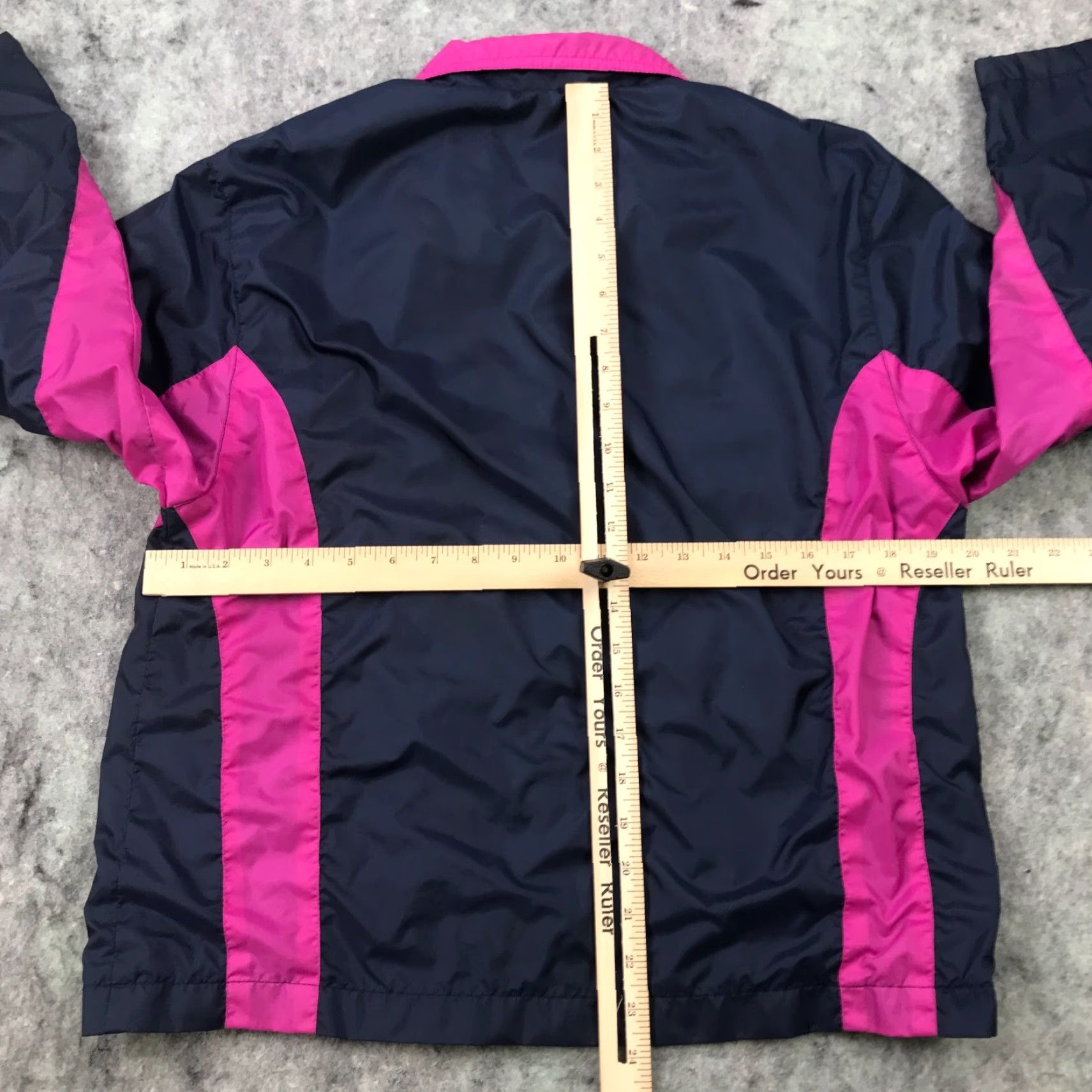 Vintage Rebecca Malone Womens Jacket Small Black Full Zip Lightweight Nylon Windbreaker Size S / US 4 / IT 40 - 7 Thumbnail