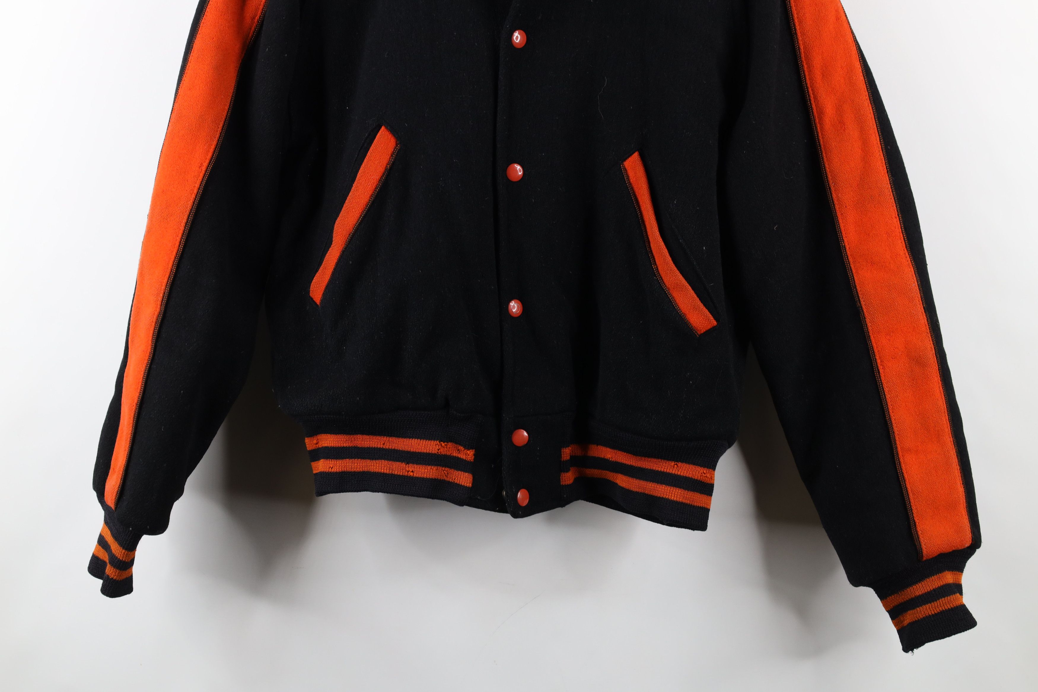 Vintage Vintage 60s Streetwear Letterman Varsity Jacket USA Black Size US S / EU 44-46 / 1 - 3 Thumbnail