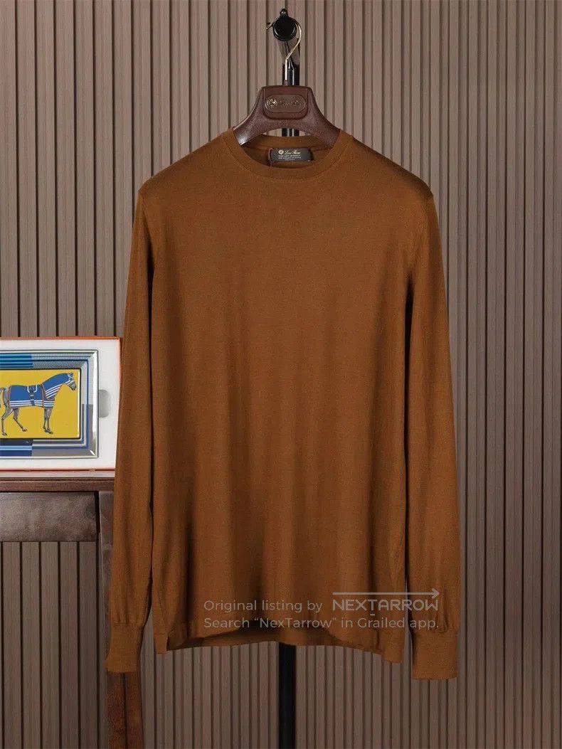 Loro Piana Loro Piana GOK 12 Micron Knit Sweater. Size US XXL / EU 58 / 5 - 1 Thumbnail