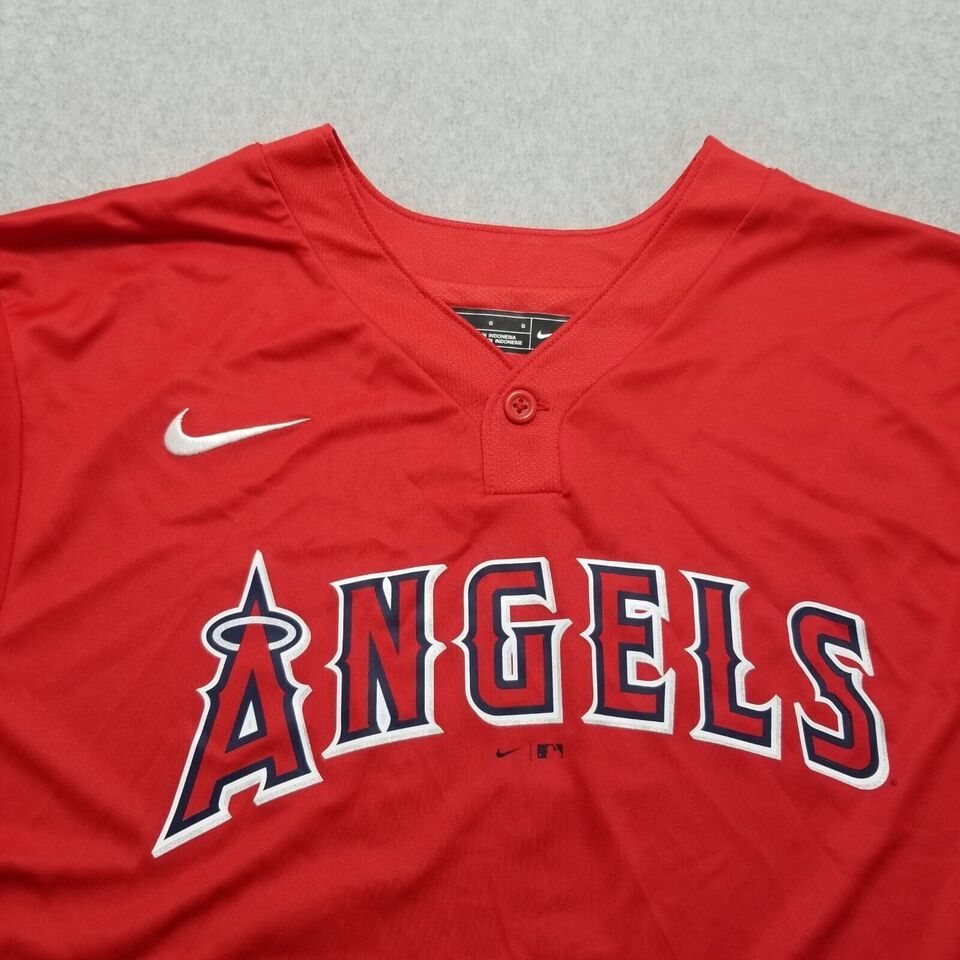 Nike Los Angeles Anaheim Angels Jersey Men Large Red Henley 11 Size US L / EU 52-54 / 3 - 4 Thumbnail