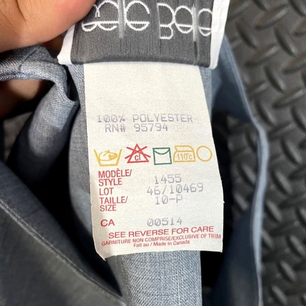Vintage VINTAGE Leslie Belle Petite Light Blue Tank Top Blouse Top Women's Size 10P Tank Womens Petite Blue 10P Size L / US 10 / IT 46 - 4 Thumbnail