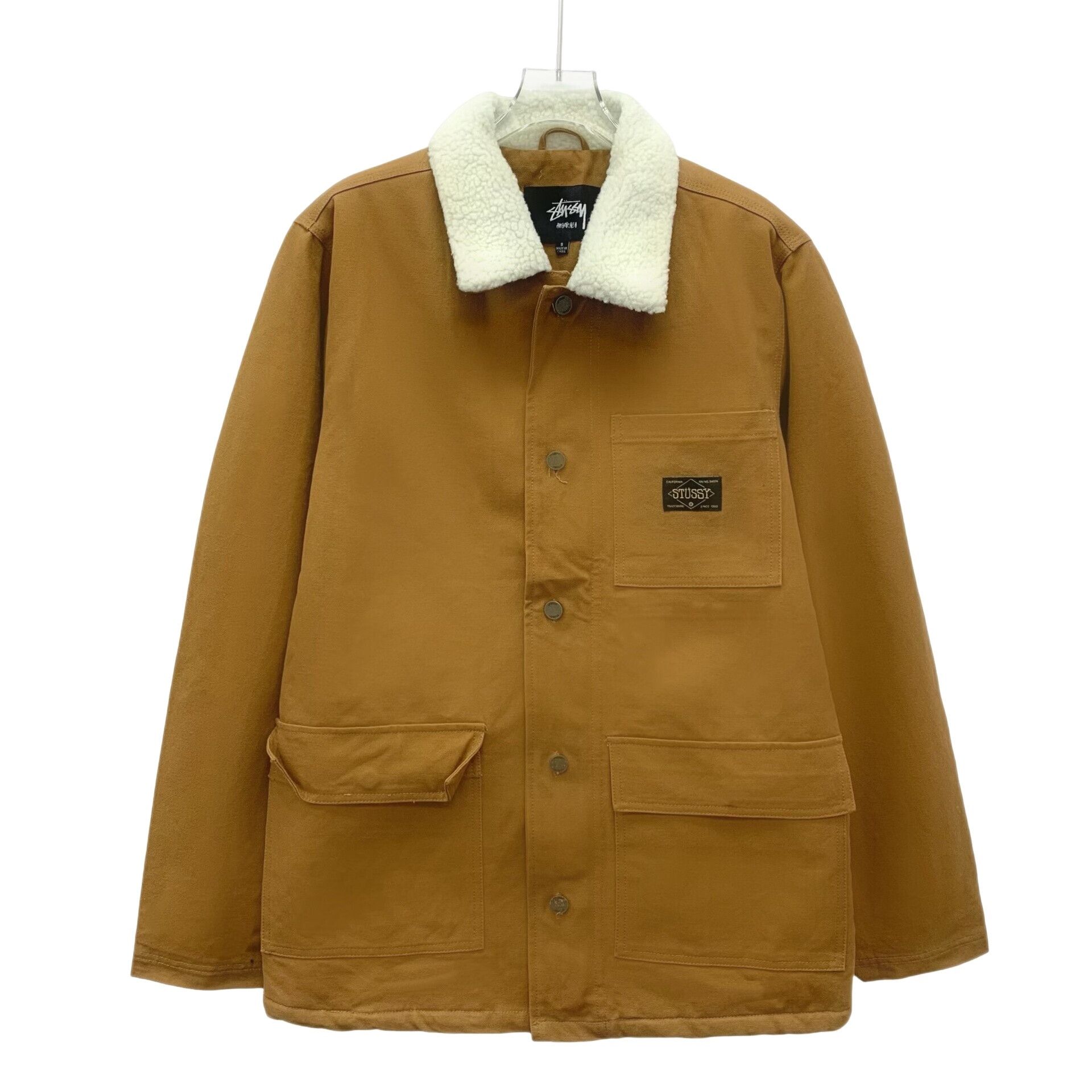 Stussy Stussy Sherpa Collar Canvas Work Jacket S Size US S / EU 44-46 / 1 - 1 Thumbnail
