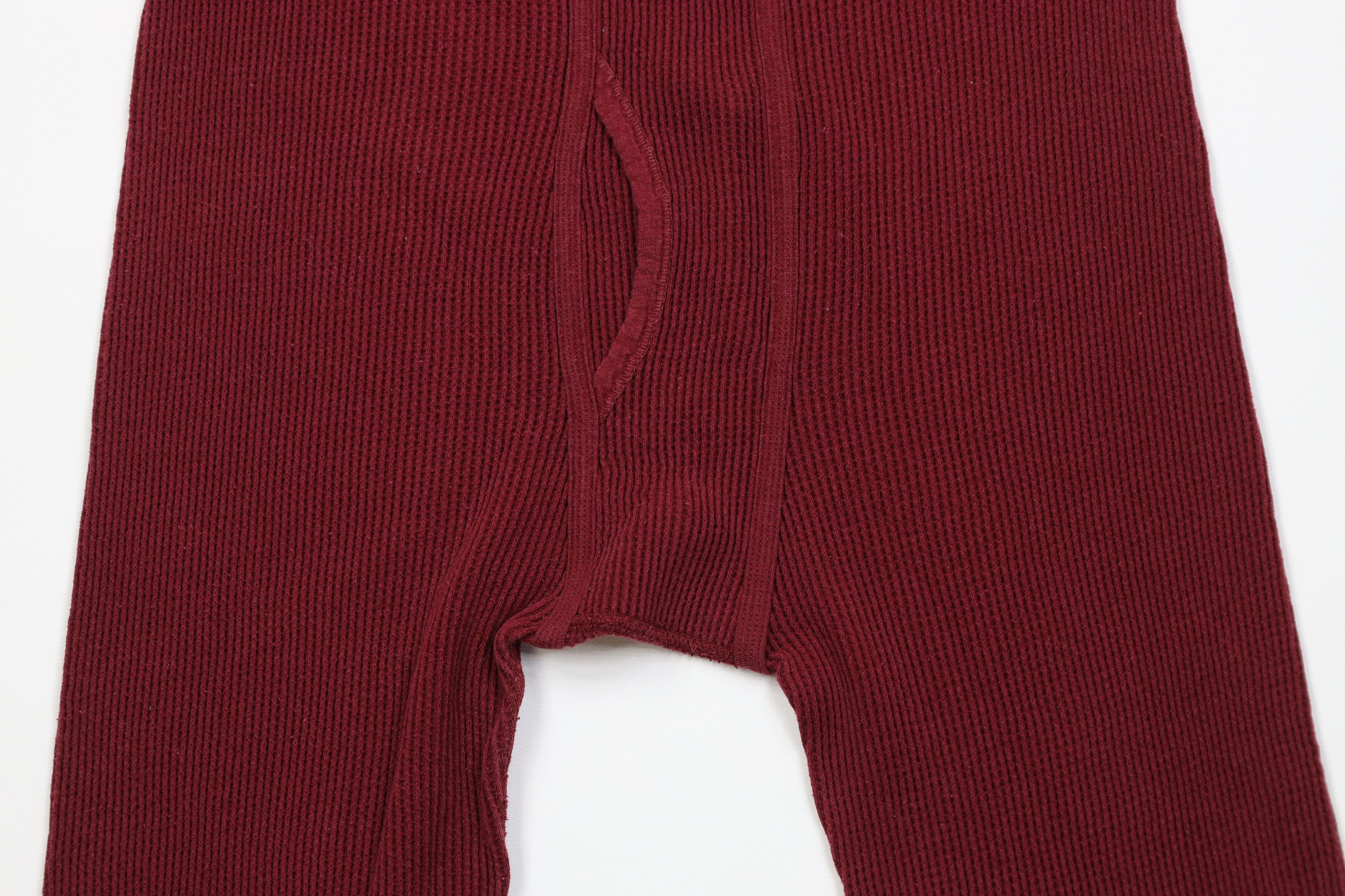 Vintage Vintage 70s Streetwear Layer Thermal Waffle Knit Pants USA Size US 34 / EU 50 - 3 Thumbnail