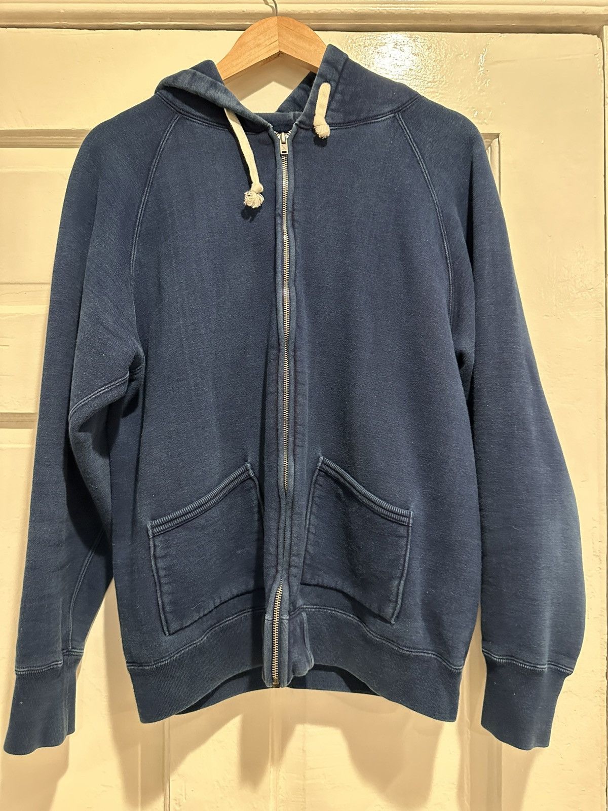 The Strike Gold - Indigo Dyed Zip Hoodie