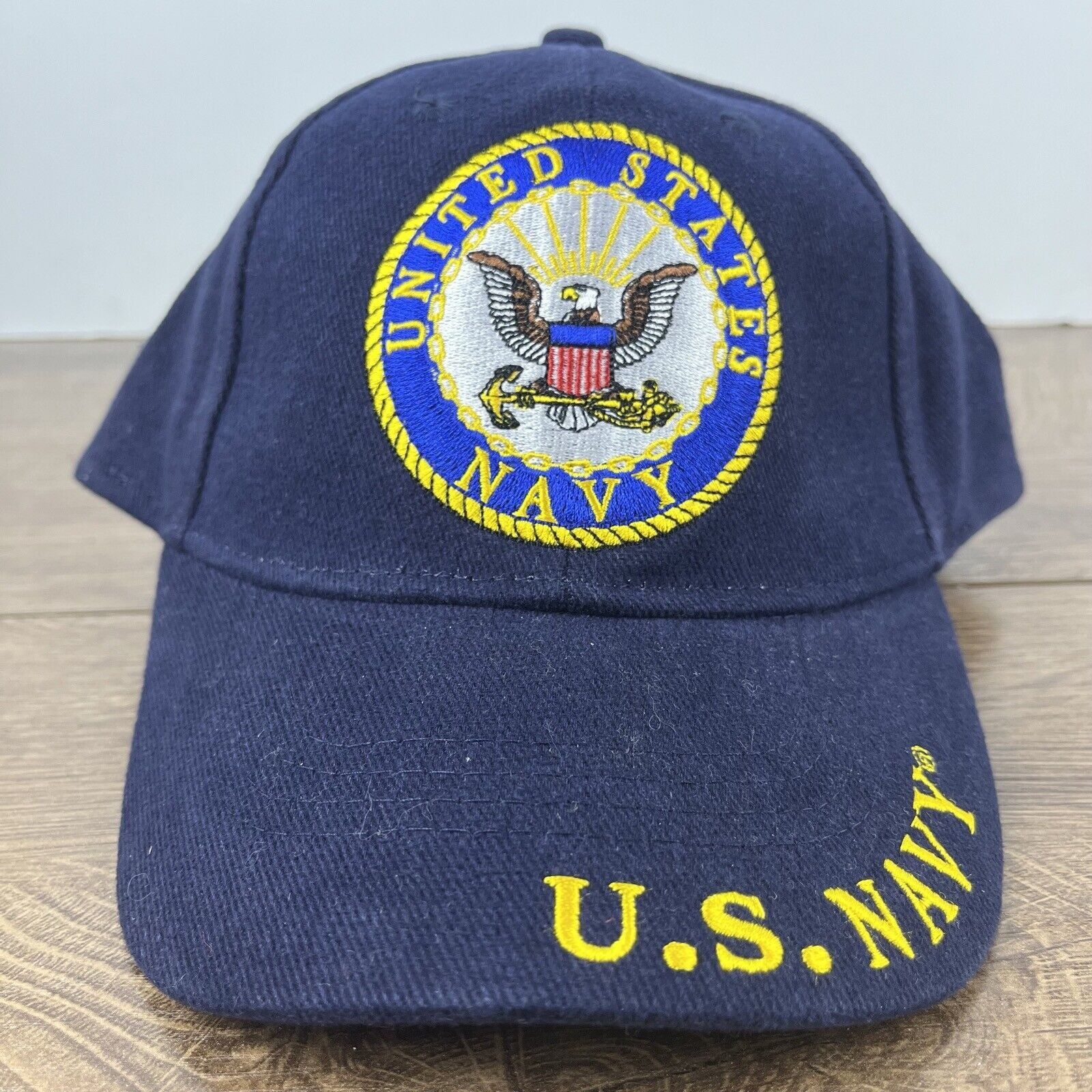 Other US Navy Hat United States Navy Hat Blue Cap Adjustable Blue Size ONE SIZE - 3 Thumbnail