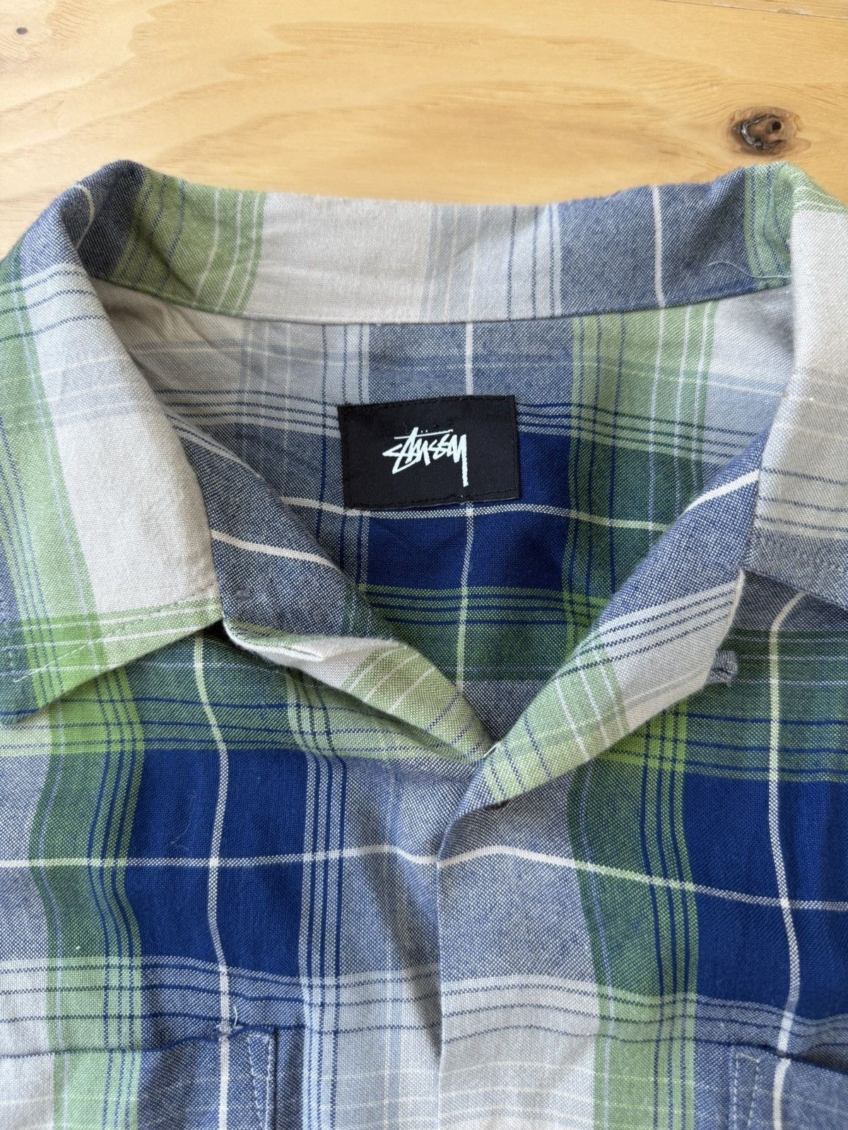 Stussy Stussy Distressed button down Size US L / EU 52-54 / 3 - 3 Thumbnail