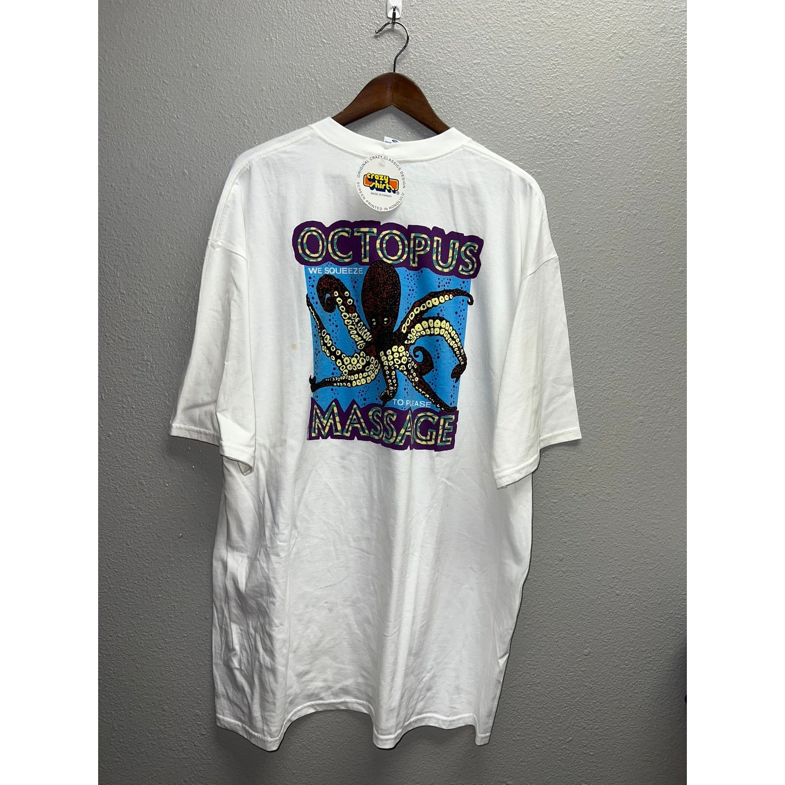 Vintage Vintage Crazy Shirts Octopus Massage Shirt To Please NWT 2XL Size US XXL / EU 58 / 5 - 1 Thumbnail
