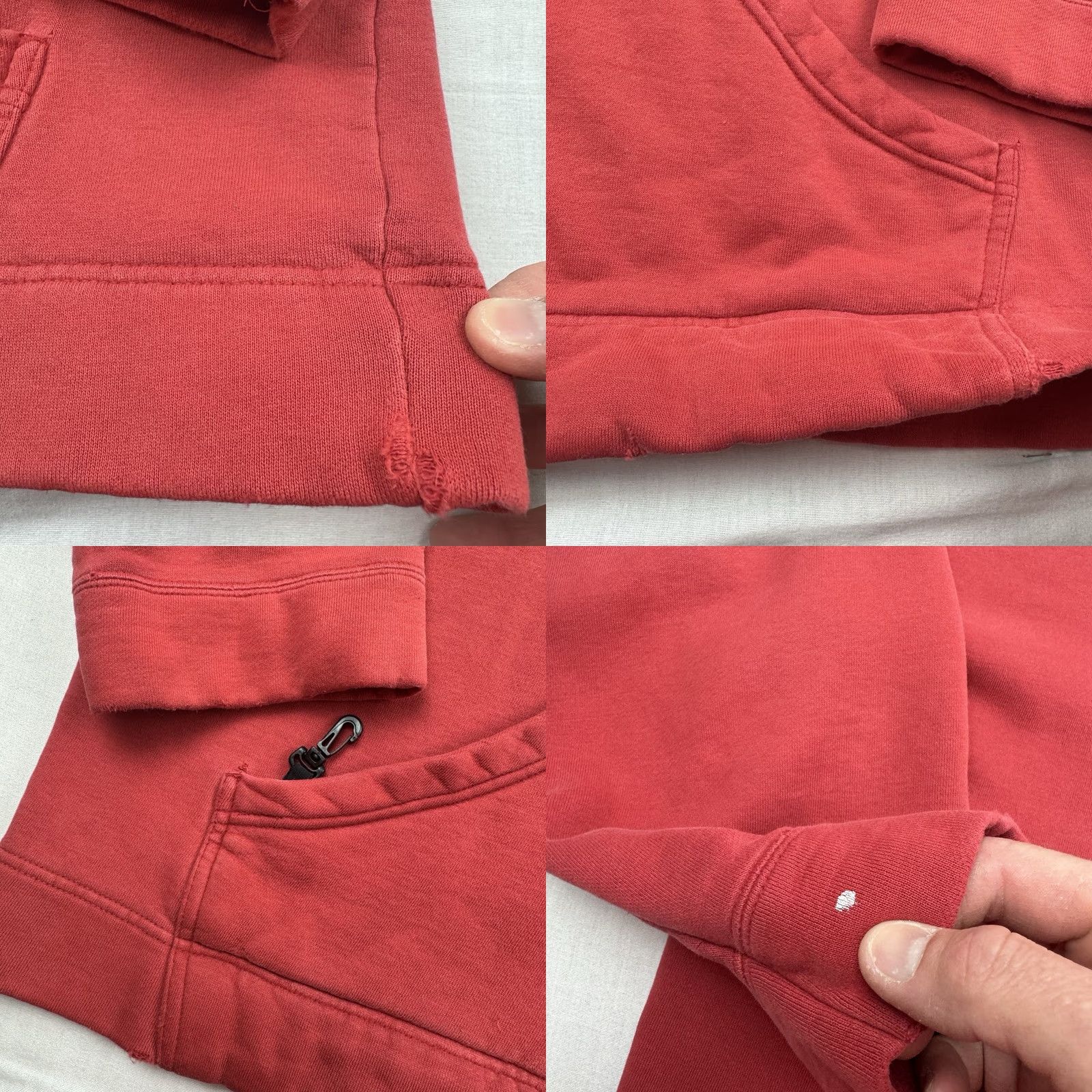 Reebok VINTAGE Reebok Hoodie Mens 2XL Red Embroidered 90s Y2K Hipster Swestshirt Pullover Size US XXL / EU 58 / 5 - 8 Thumbnail