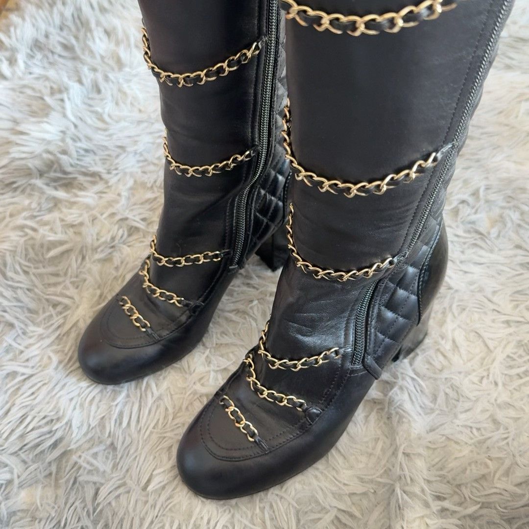 Chanel Chanel Boots 37.5 Women Size US 6.5 / IT 36.5 - 1 Thumbnail