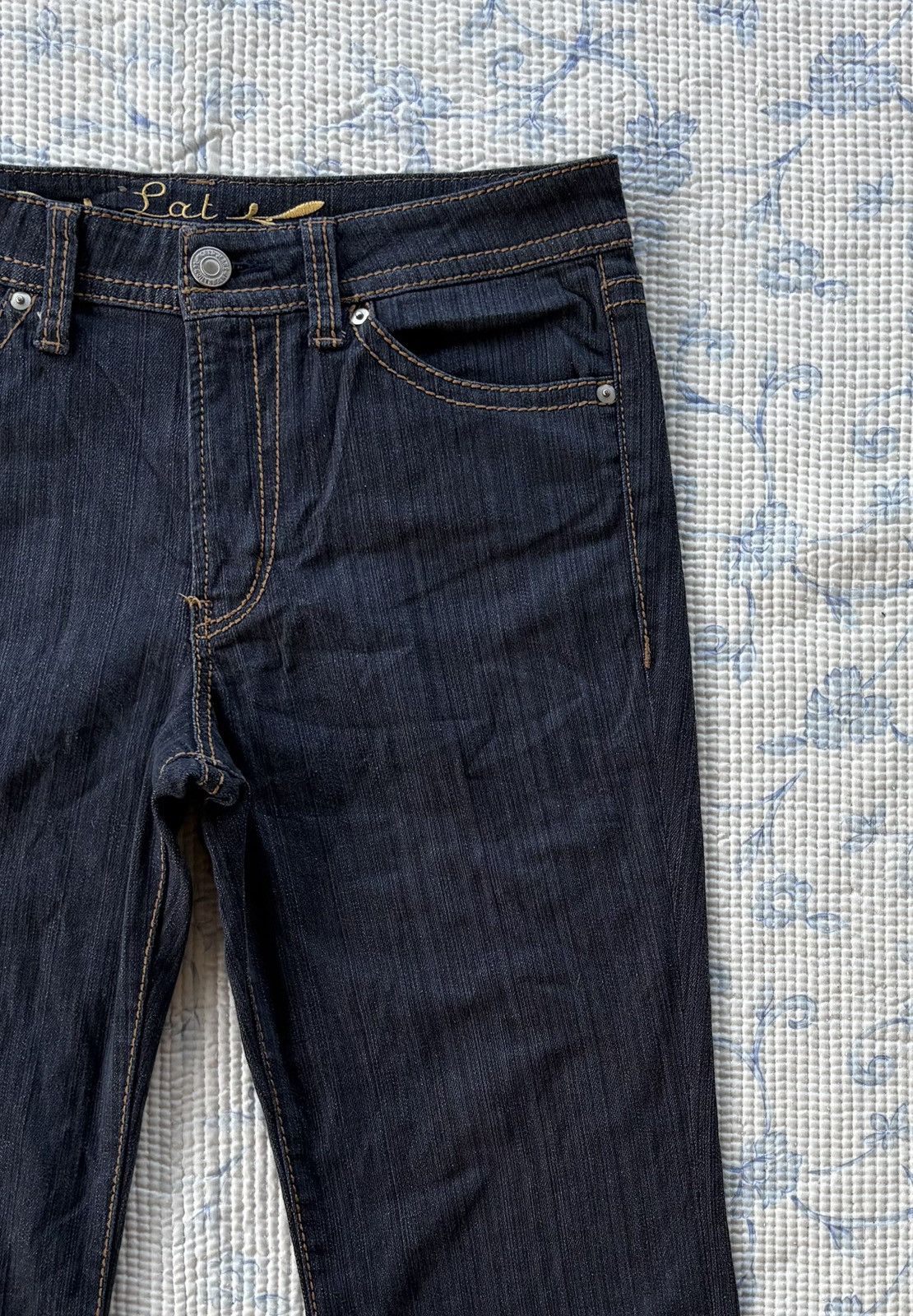 Other Lat International World Jeans Streetwear Flared Denim Size US 33 - 6 Thumbnail
