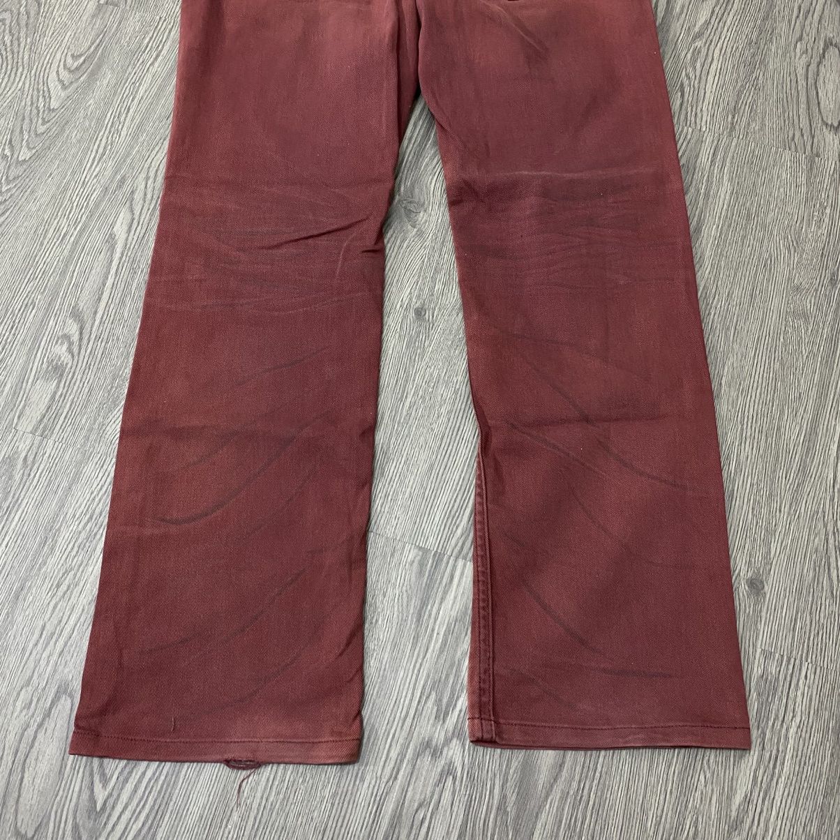 In The Attic 🔥In The Attic Denim Red Pant🔥 Size US 33 - 7 Thumbnail