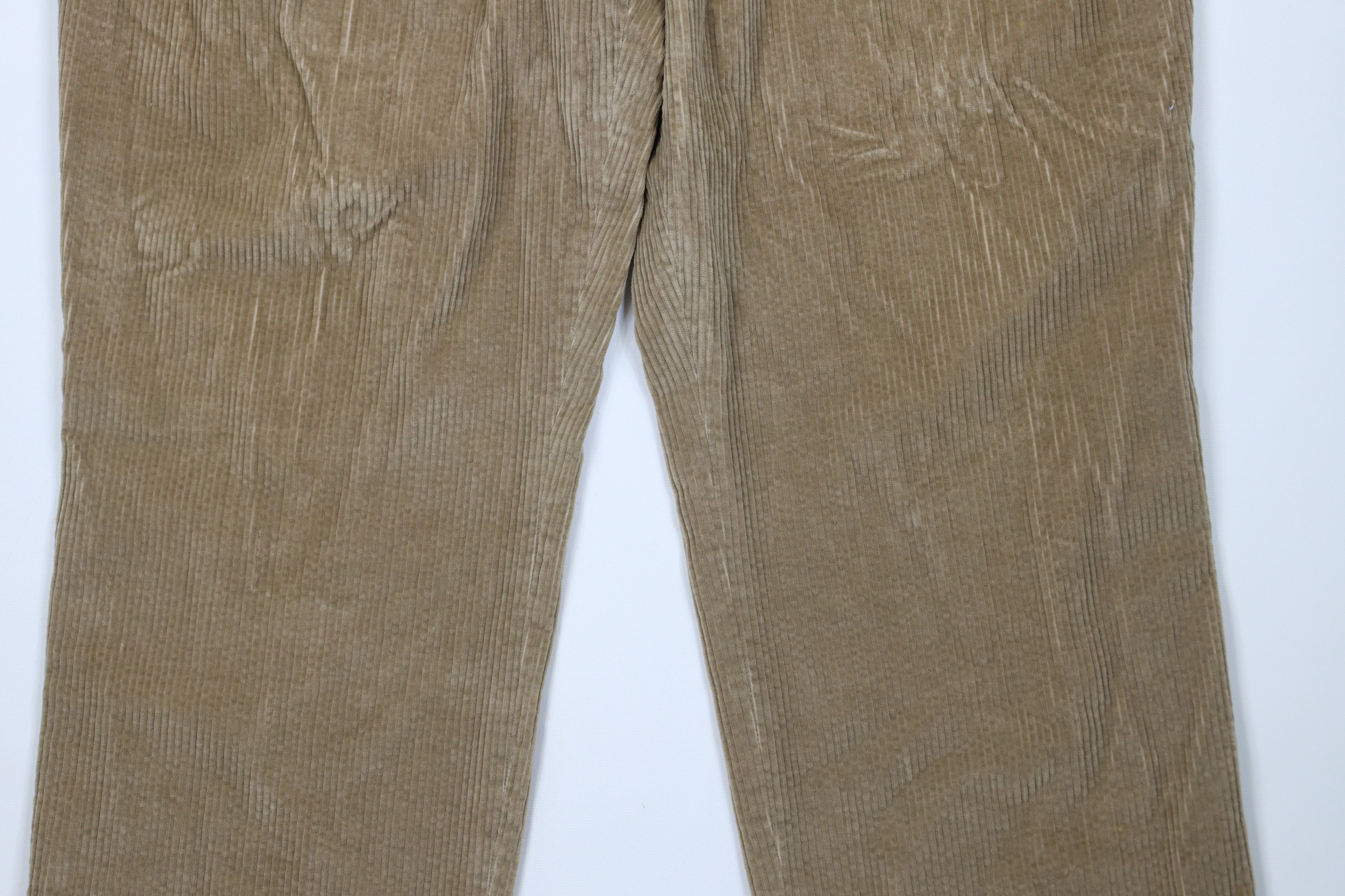 Eddie Bauer Vintage 90s Eddie Bauer Wide Leg Corduroy Chino Pants USA Size US 40 / EU 56 - 3 Thumbnail