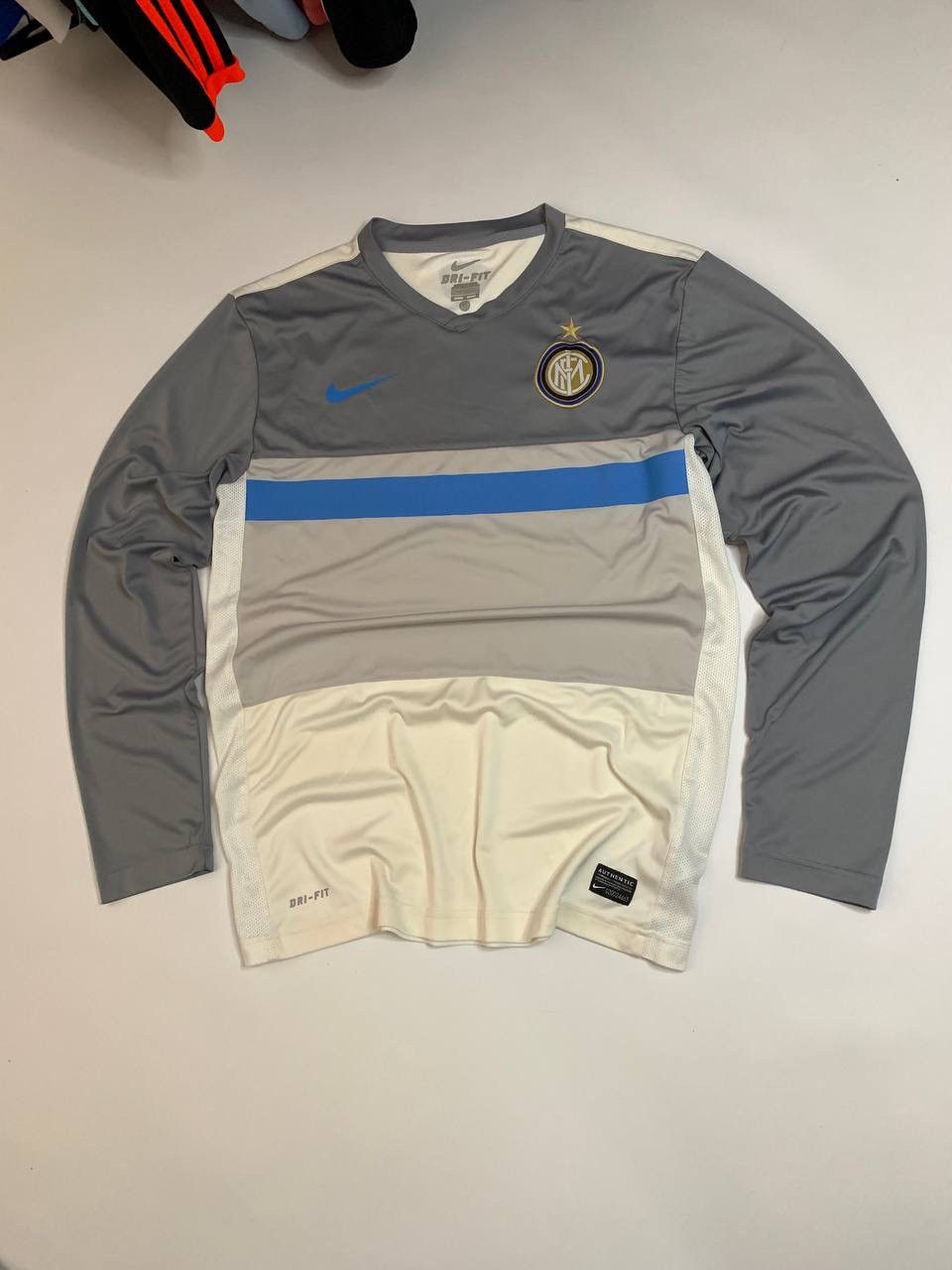 Inter Milan 2011 Pre-Match Long Sleeve Nike Dri-Fit Jersey
