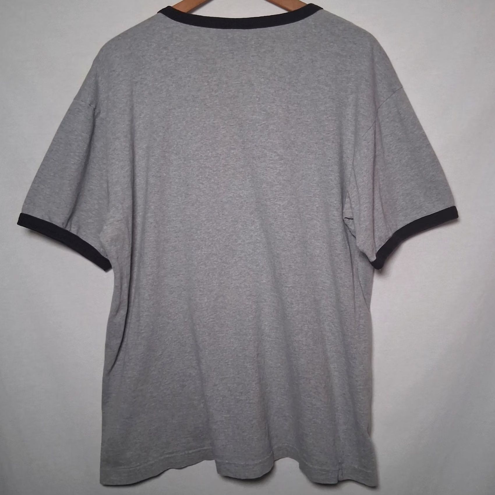 Calvin Klein VINTAGE Calvin Klein Jeans Shirt Men XL Gray Ringer T Graphic CK39 T-Shirt 90s CK Jeans Mens Size US XL / EU 56 / 4 - 2 Thumbnail