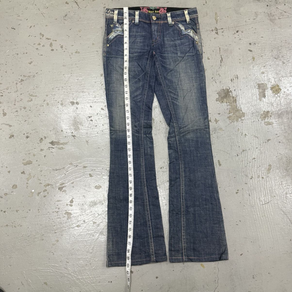 Hedi Slimane Denim bell bottom slim punk gothic japanese vienus mudwash Size US 30 / EU 46 - 6 Thumbnail