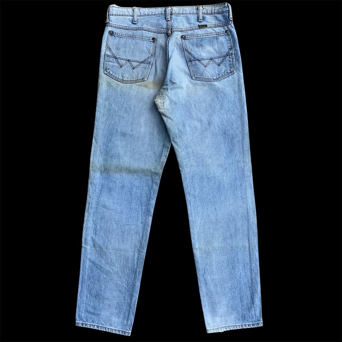Japanese Brand Vintage Japan Wrangler Distressed Denim Jeans W32 Size US 32 / EU 48 - 2 Thumbnail