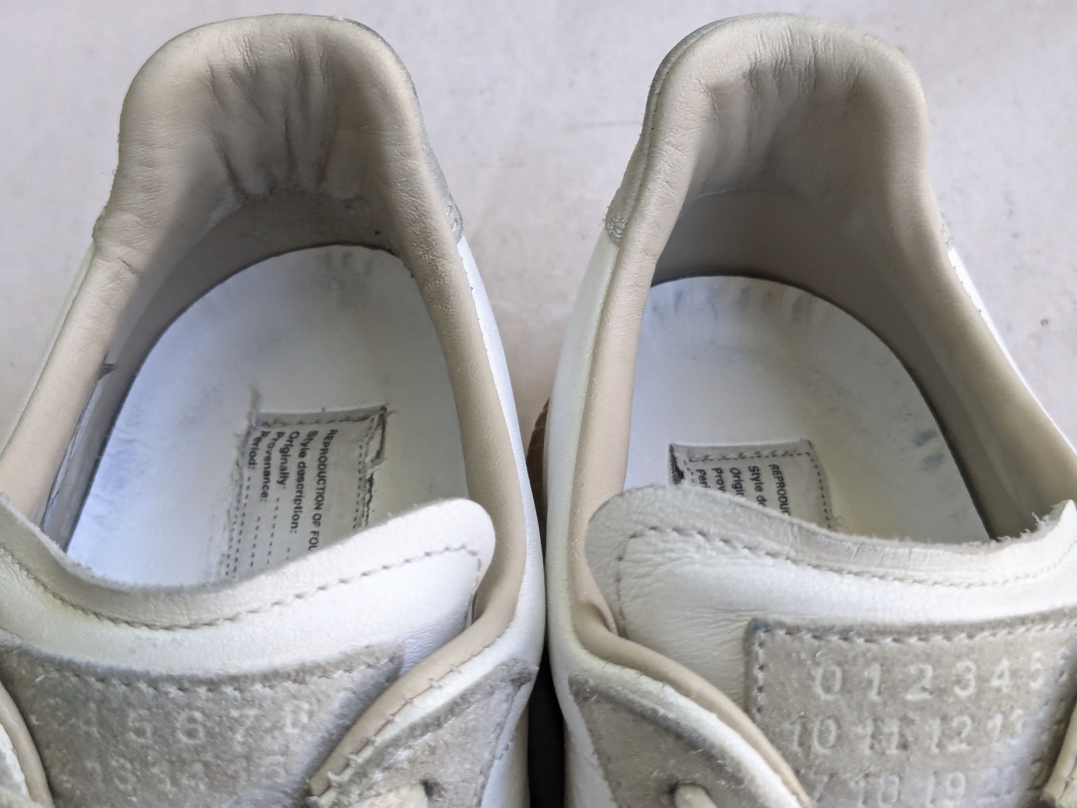 Maison Margiela Maison Margiela GAT Replica White Gray 8 41 Low Tops Size US 8 / EU 41 - 6 Thumbnail