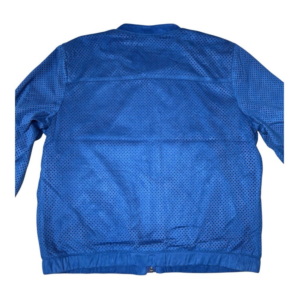 Halston NWT New H By Halston Faux Suede Perforated Royal Blue Bombe Size M / US 6-8 / IT 42-44 - 2 Thumbnail