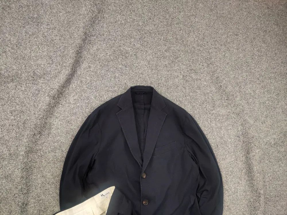 Doppiaa Doppiaa Italy Design navy color AAbibo Suit Blazer Pants Size 50R - 1 Thumbnail