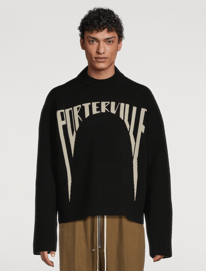 Rick Owens BNWT AW24 RICK OWENS "PORTERVILLE" JUMBO CREWNECK SWEATER M Size US M / EU 48-50 / 2 - 1 Thumbnail