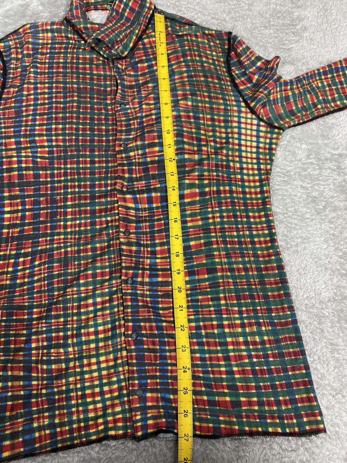 Jean Paul Gaultier Jean Paul Gaultier Homme Face Checked Mesh Plaids Size US S / EU 44-46 / 1 - 18 Thumbnail