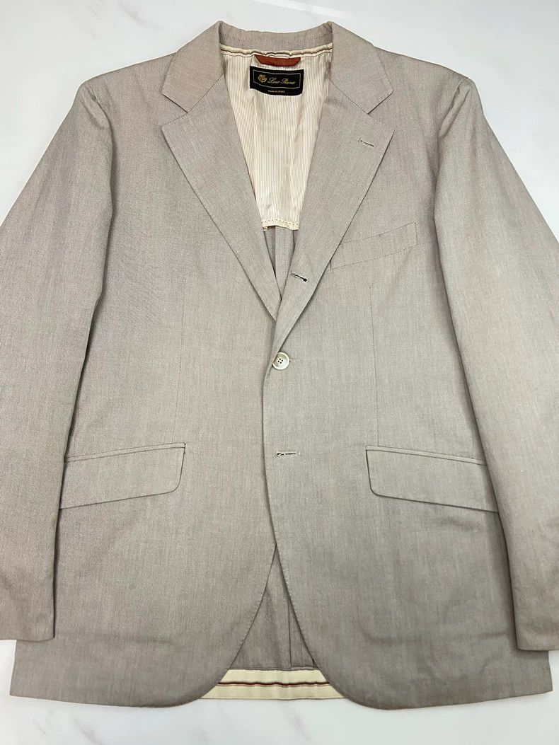 Loro Piana LORO PIANA Dress in a clean suit and tie Size 50L - 3 Thumbnail